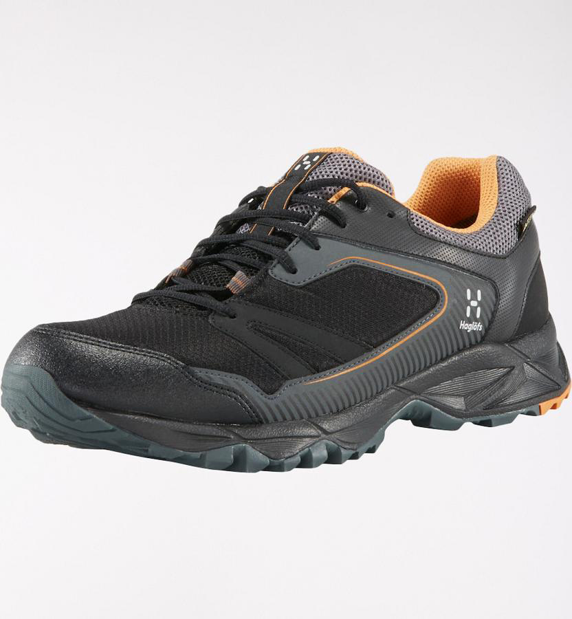 Haglöfs Mens Trail Fuse GT Trail Shoes Black Yellow New Zealand 05412JQAD